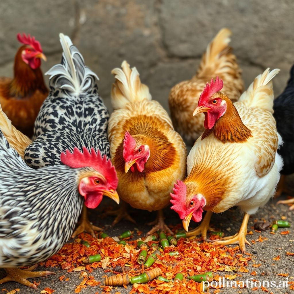 Why Feed Chickens Red Pepper Flakes?